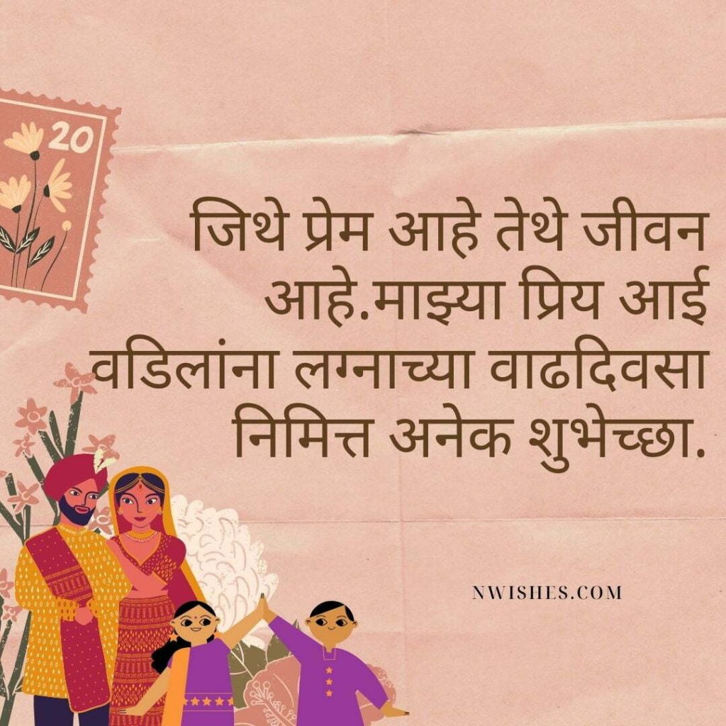 Anniversary Wishes For Parents In Marathi