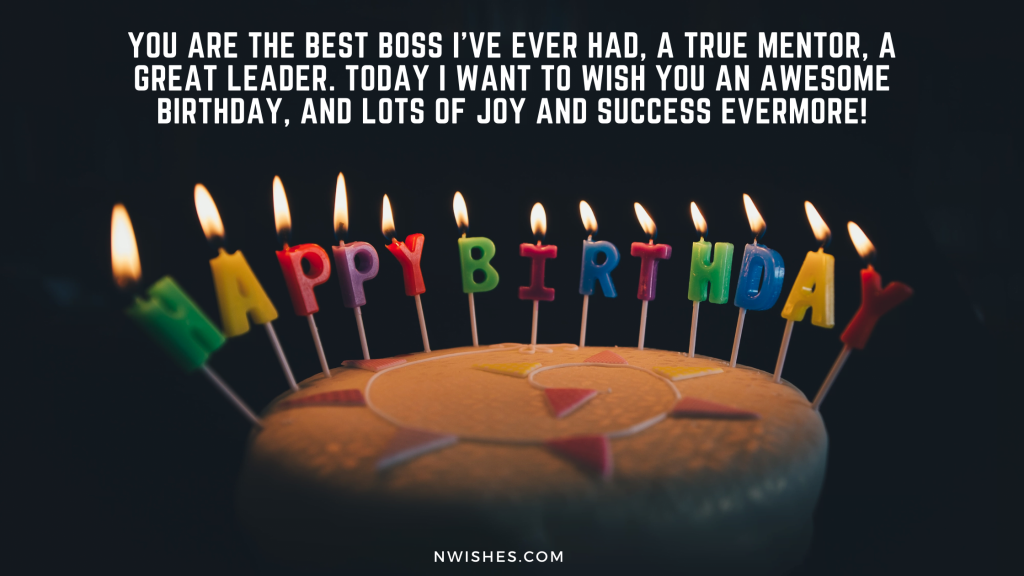 Gratitude Birthday Wishes For Boss Who Is A Mentor