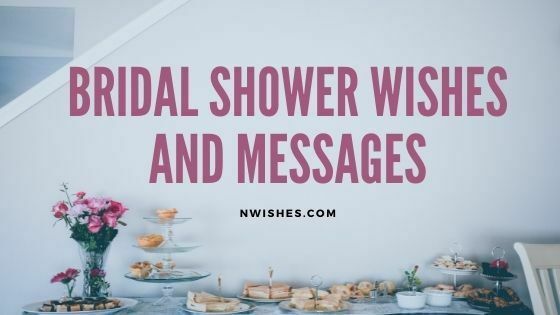 Bridal Shower Wishes And Messages