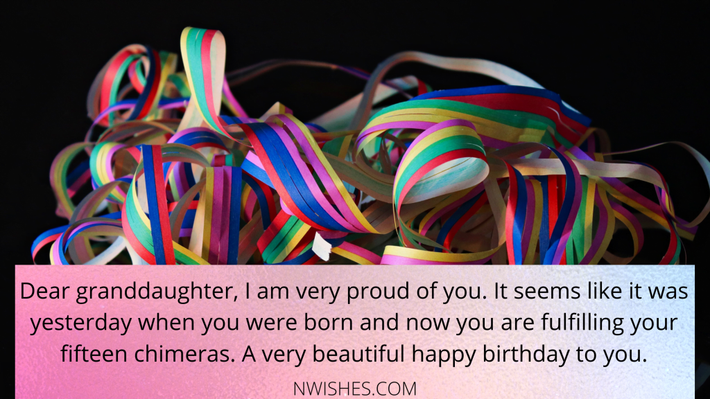Emotional Birthday Wishes You Can Send To Your Granddaughter