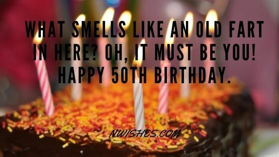 Funny Long 50th Birthday Wishes