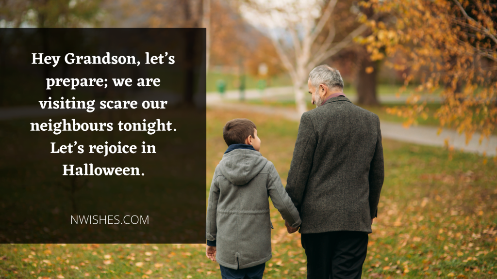 Halloween Wishes for Grandson from Grandfather