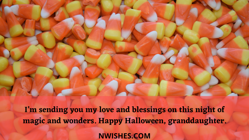 Heart Touching Halloween Wishes for Granddaughter