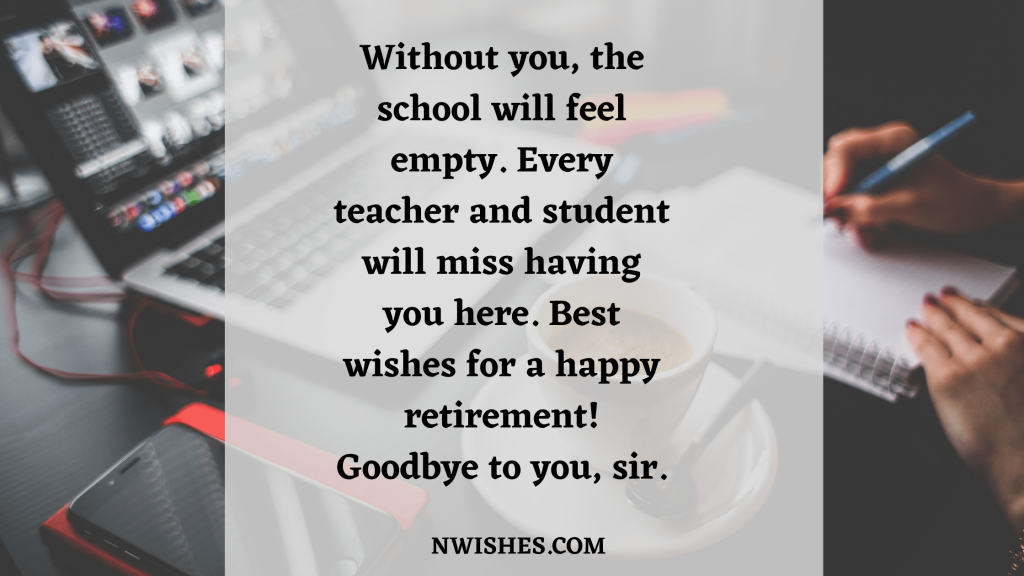 Retirement Wishes To Teacher Colleague
