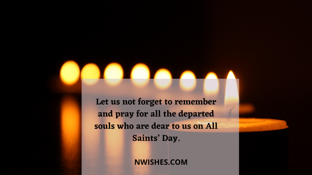 Sweet All Saints Day Wishes