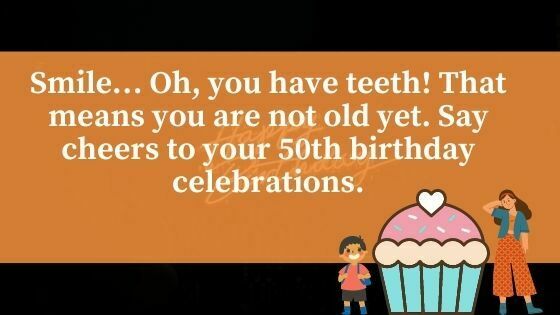 Whats app Funny 50th Birthday Wishes