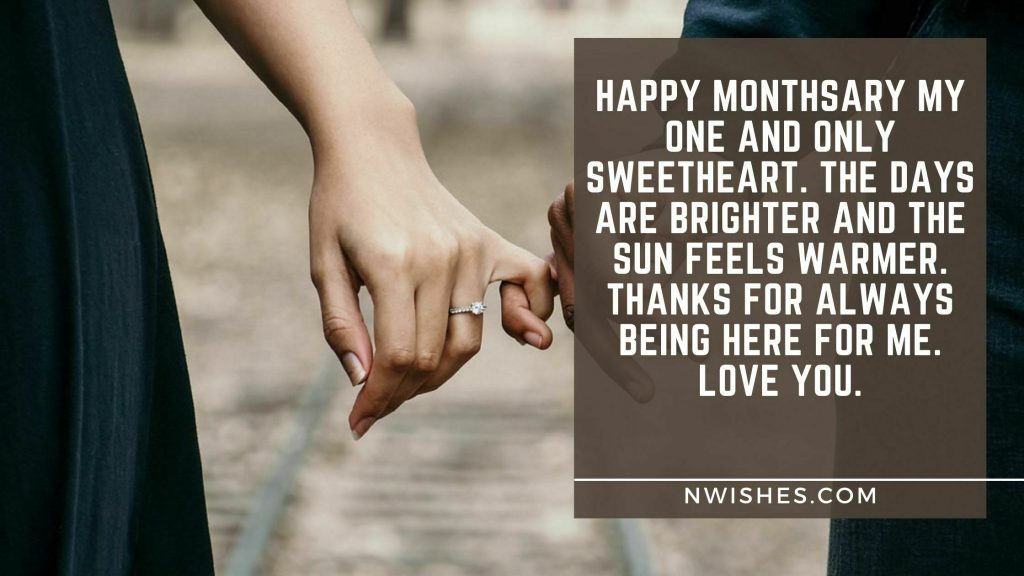 Cute Wishes For Monthsary