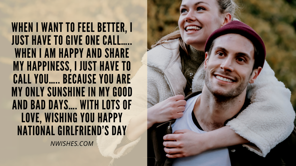 National Girlfriend Day Message For Australia