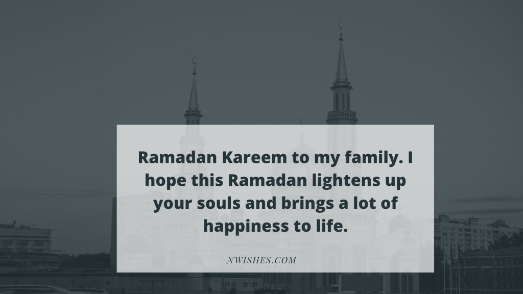 Ramadan Kareem Wishes For Your Family