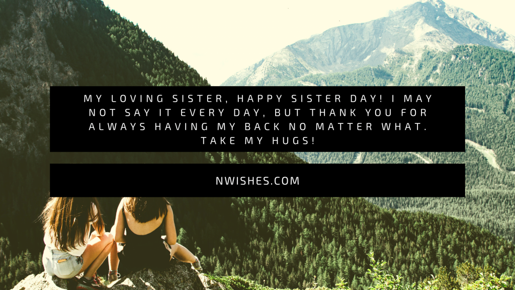 Sisters Day Wishes From Brother