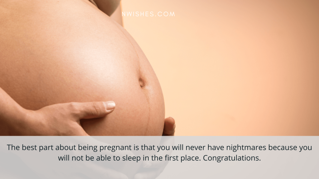 Funny Pregnancy Wishes for Sister