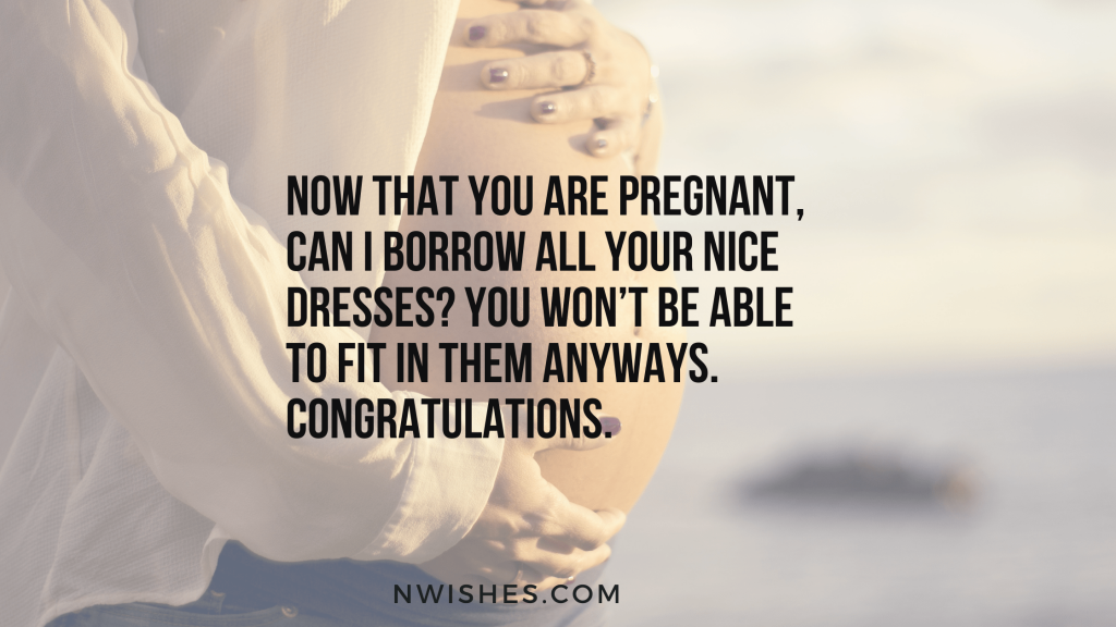 Funny Pregnancy Wishes in English