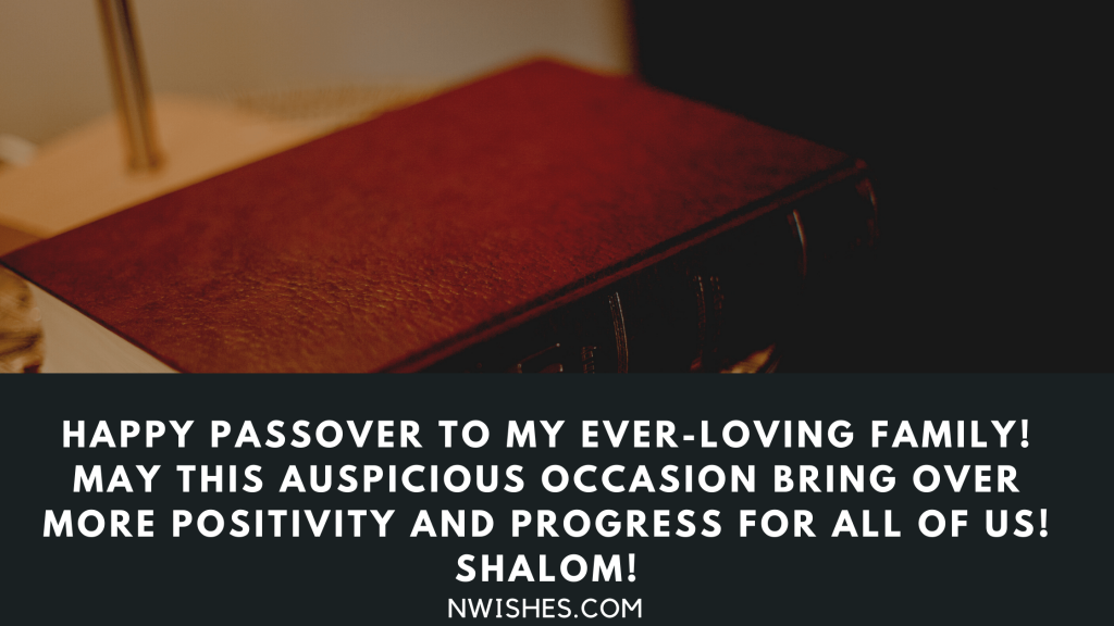 Passover Wishes for Family Loved One