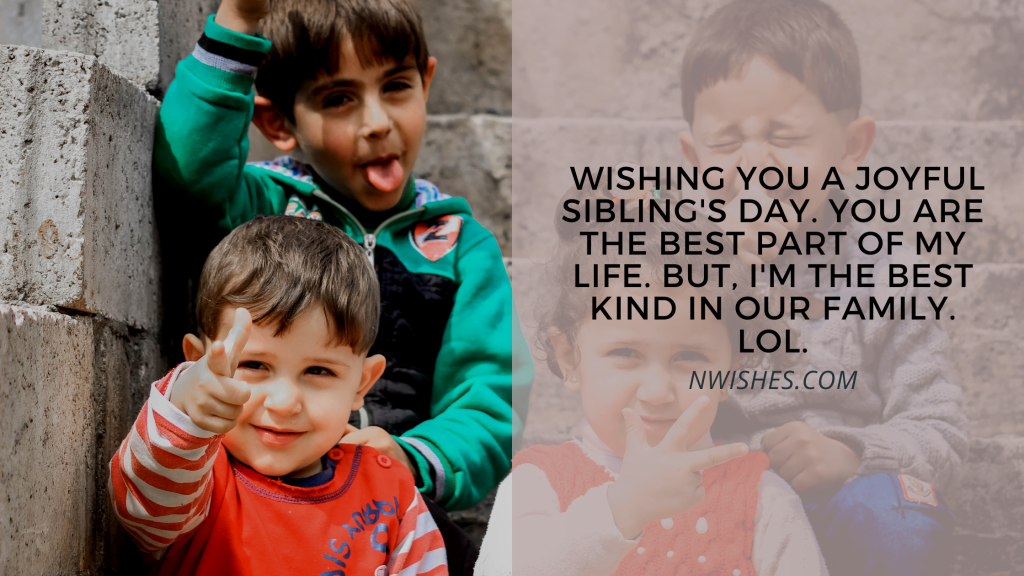 Siblinds Day Wishes in English