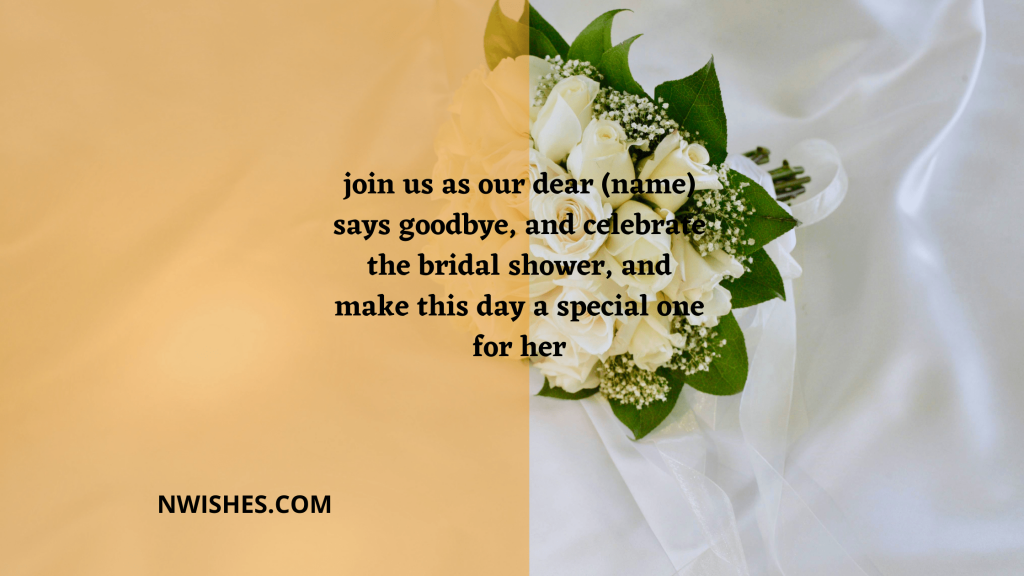 Bridal Shower Invitation Wordings Ideas