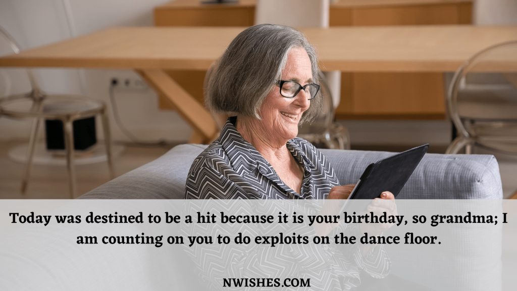 Birthday Message for Grandmother in English