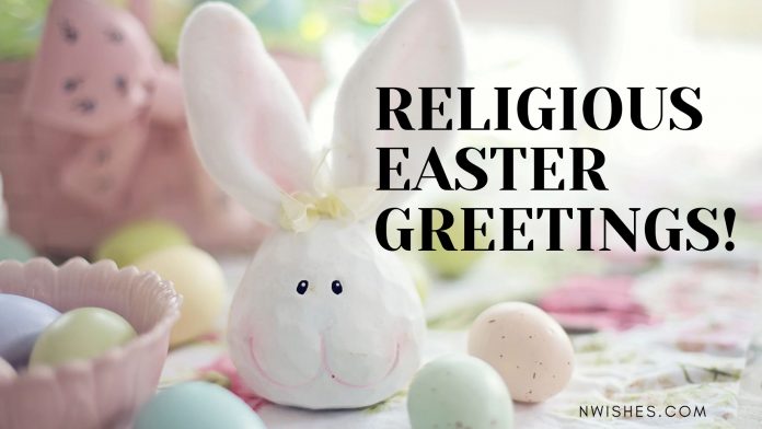 Religious easter greetings